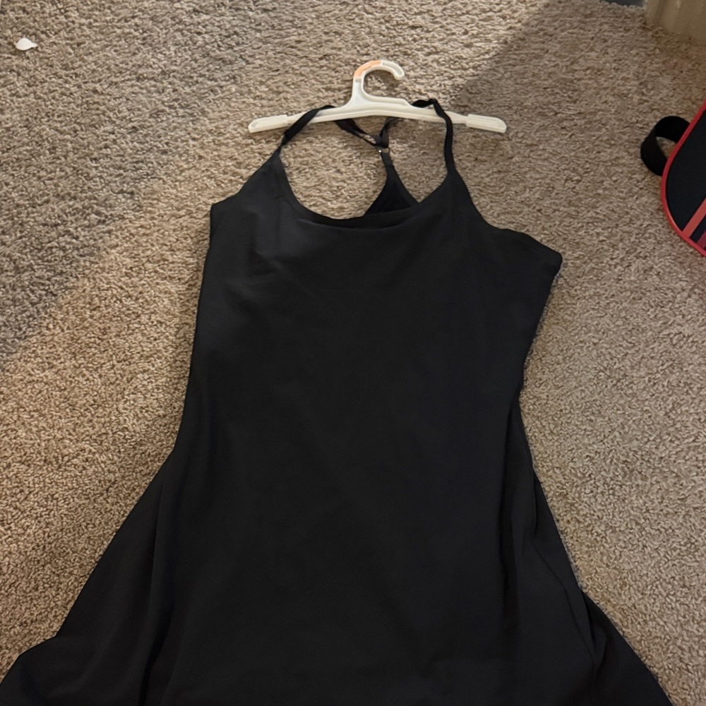 Outdoor voices black exercise dress size L